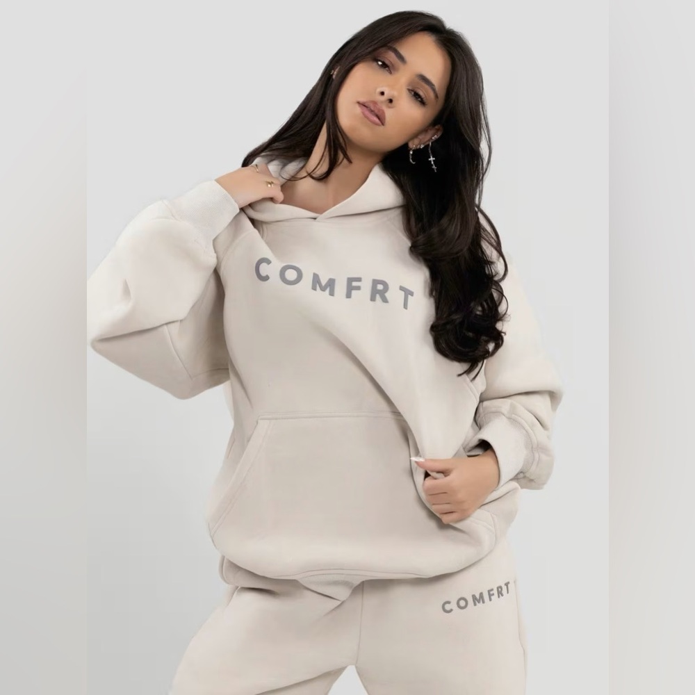 Comfrt Cotton Tranquil Hood & Pants Set S